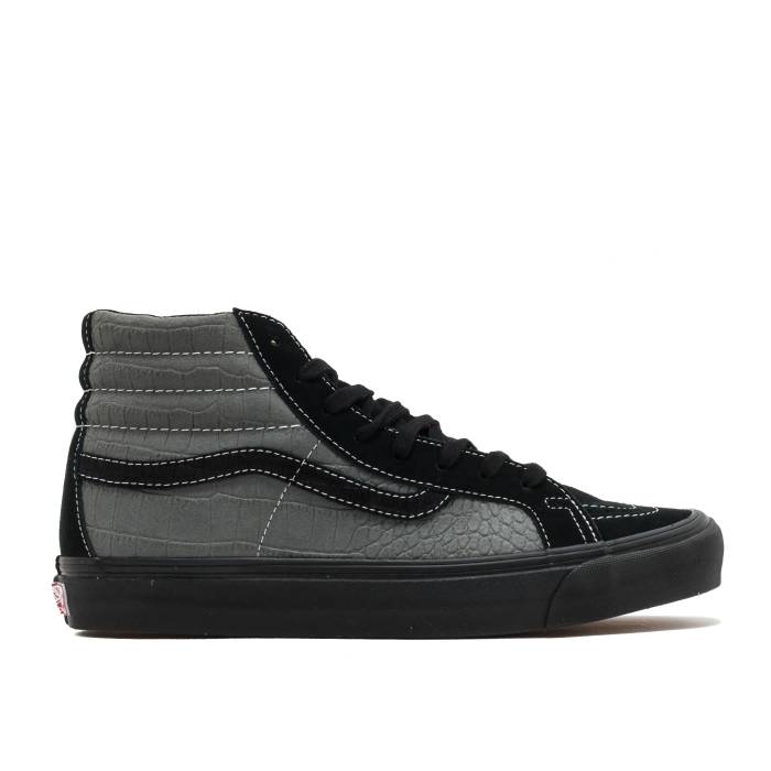ヴァンズ Vans 【 Og Sk8-Hi Lx 'Wtaps' Men Black/Dark Grey 】 スケートハイ メンズ 黒色 ブラック 灰色 グレー
