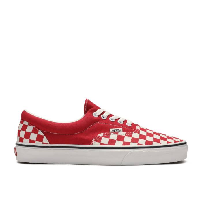 ヴァンズ Vans 【 Era 'Red Checkerboard' Men Racing Red/True White 】 メンズ Red 赤・レッド 白色 ホワイト