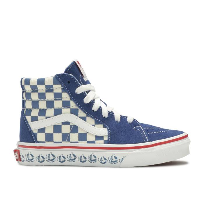 ヴァンズ Vans 【 Bmx Sk8-Hi Kids 'True Navy' Youth True Navy/White 】 スケートハイ ジュニア キッズ 紺色 ネイビー 白色 ホワイト｜スニケス