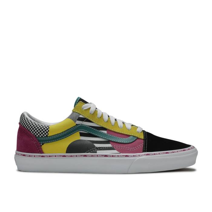 ヴァンズ Vans 【 Old Skool Juxtapoze Pack Men Black/Multi-Color 】 メンズ 黒色 ブラック