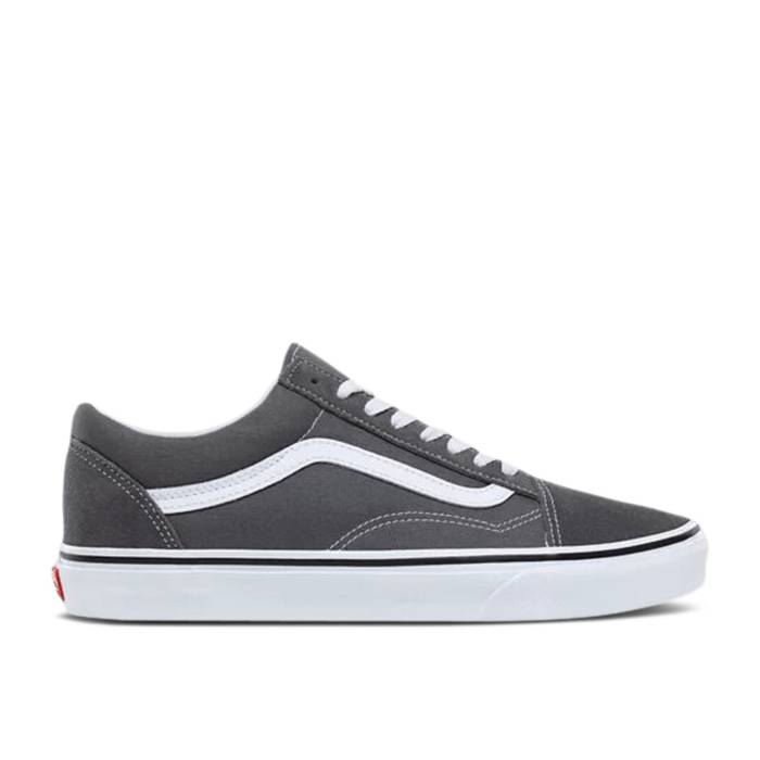 ヴァンズ Vans 【 Old Skool \u0027Pewter\u0027 Men Pewter/True White 】 メンズ 白いこと 白いこと 靴-スニーカー