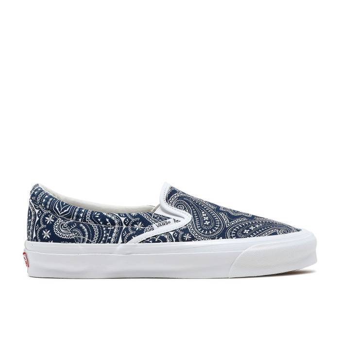 ヴァンズ Vans 【 Kith X Vault Og Classic Slip-On Lx \u0027Paisley\u0027 Men Gibralter Sea 】 雄捻子 古典派音楽 slip-on スリッポン メンズ
