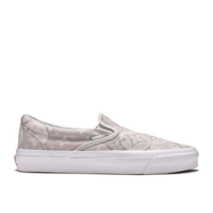 ヴァンズ Vans 【 Kith X Vault Og Classic Slip-On Lx 'Gray Tile' Men Gray 】 ボルト クラシック slip-on スリッポン メンズ gray 灰色・グレー・グレイ|スニケス