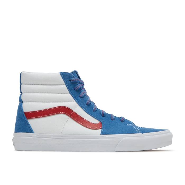 ヴァンズ Vans 【 Sk8-Hi \u0027Sport Pop\u0027 Men Vallarta Blue/Red 】 滑る御機嫌 メンズ 青み 青色 Red 赤・赤いこと