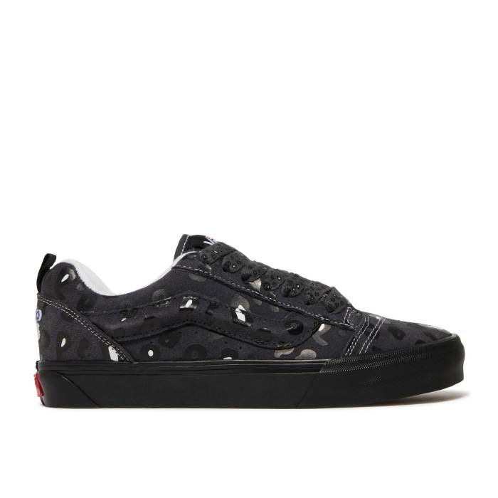 ヴァンズ Vans 【 Imran Potato X Knu-Skool Vr3 Lx 'Leopard - Asphalt' Men Asphalt/Black/True White 】 メンズ 黒色 ブラック 白色 ホワイト|スニケス