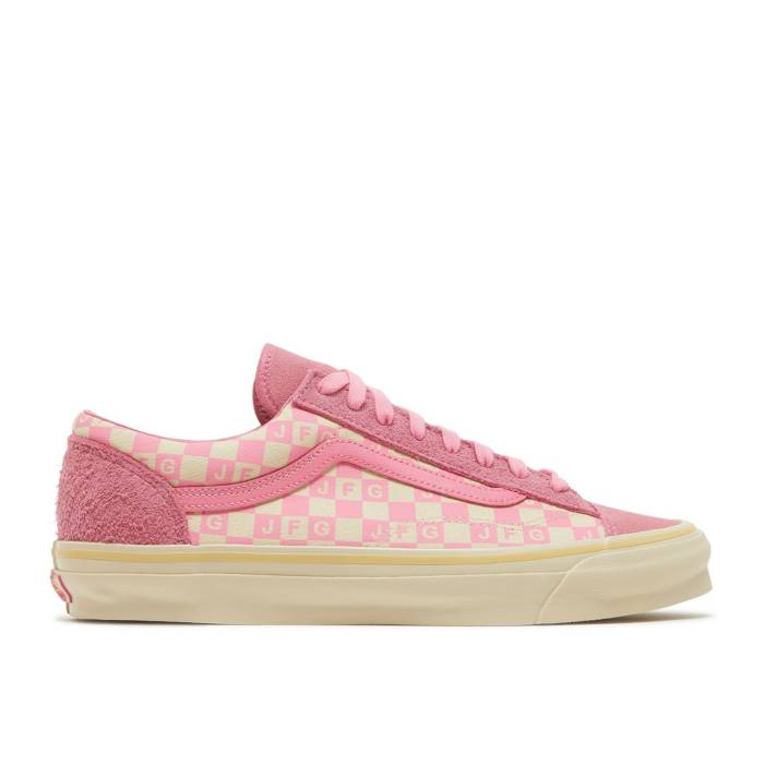 ヴァンズ Vans 【 Joe Freshgoods X Og Style 36 Lx \u0027Honeymoon Stage - Pink\u0027 Men Pink/Marshmallow 】 メンズ pink サクラ色