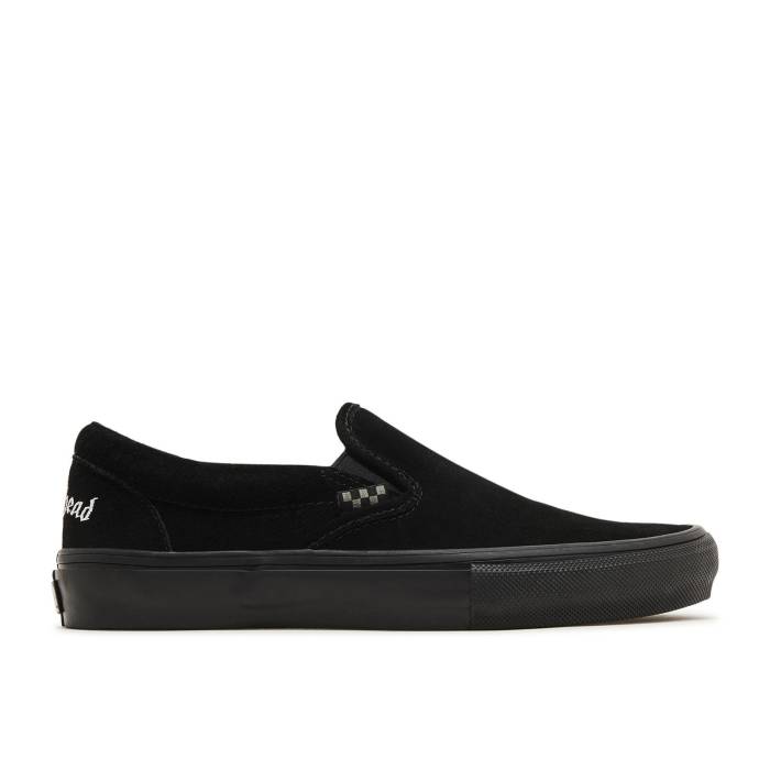 ヴァンズ Vans 【 Motorhead X Skate Slip-On \u0027Black\u0027 Men Black/Black 】 Skate 滑る slip-on スリッポン メンズ 黒いこと 黒いこと