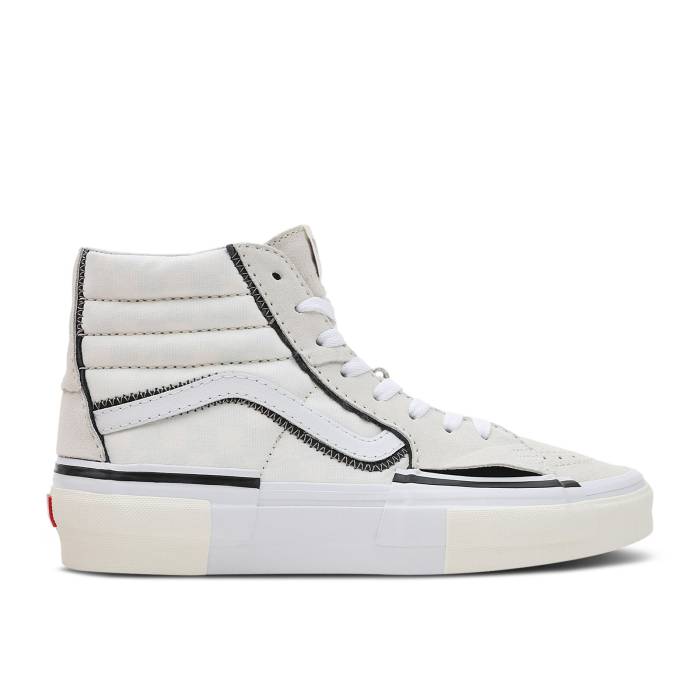 ヴァンズ Vans 【 Sk8-Hi \u0027Reconstruct - Marshmallow\u0027 Men Marshmallow/White 】 滑るご機嫌 メンズ 白いこと 白いこと