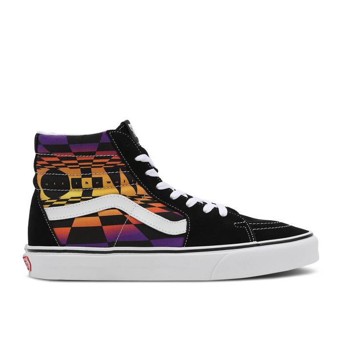 ヴァンズ Vans 【 Sk8-Hi 'Graphic Check' Men Graphic Check Black/Multi 】 スケートハイ メンズ グラフィック 黒色 ブラック