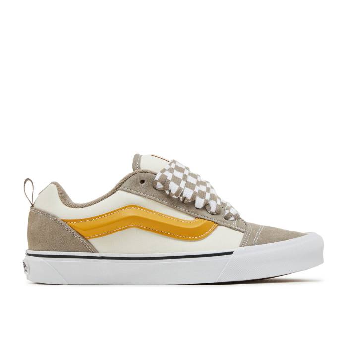 ヴァンズ Vans 【 Knu-Skool \u0027Mega Check - Grey Marshmallow\u0027 Men Grey/Marshmallow 】 薄墨色 薄墨色 メンズ 薄墨色 薄墨色