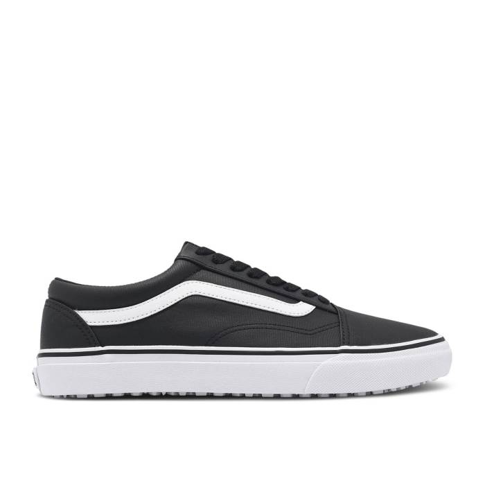 ヴァンズ Vans 【 V36Cf Coated Canvas Old Skool 'Black White' Men Black/White 】 メンズ 黒色 ブラック 白色 ホワイト