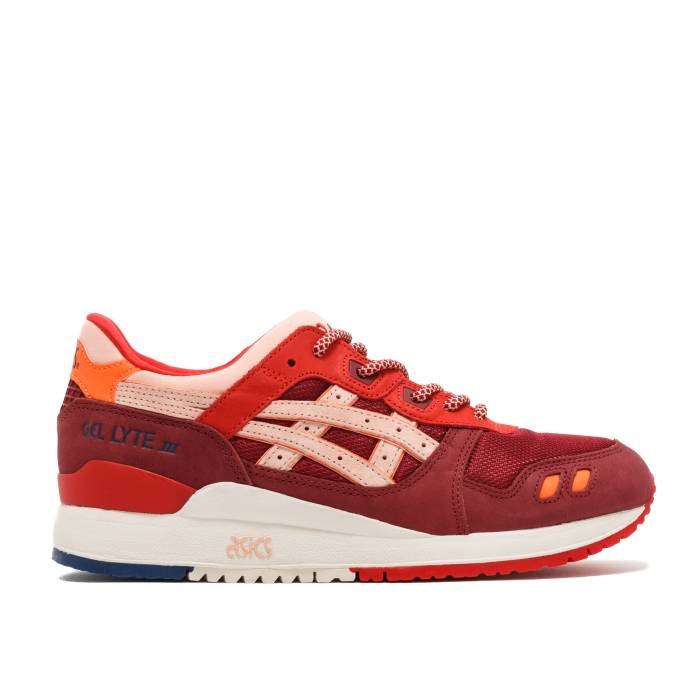 アシックス Asics 【 Ronnie Fieg X Gel Lyte 3 \'Volcano 2.0\' Men Burgundy/Ash Pink 】 メンズ ワイン色・バーガンディー pink ピンク