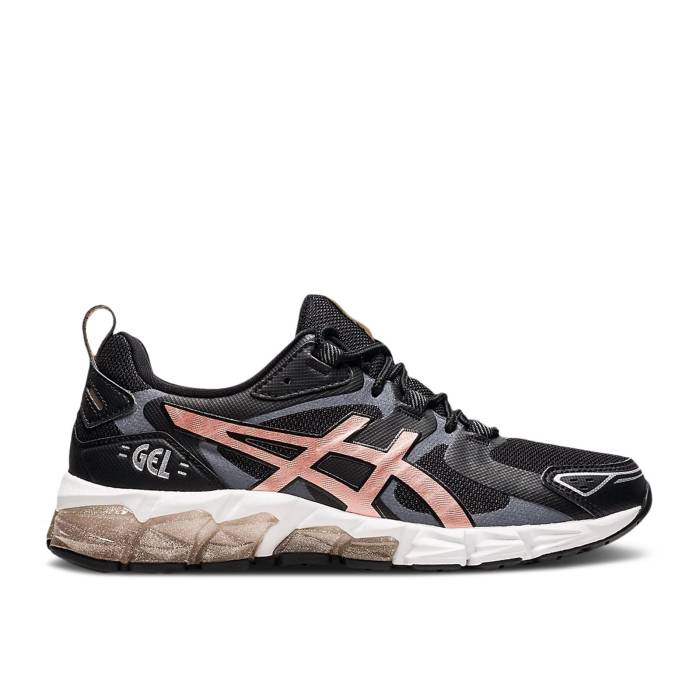 アシックス Asics 【 Wmns Gel Quantum 180 \u0027Black Rose Gold\u0027 Women Black/Rose Gold 】 Rose サクラ色 レディース 黒いこと 黒いこと Rose サクラ色 ゴールド
