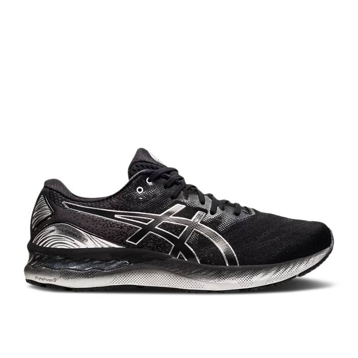 アシックス Asics 【 Gel Nimbus 23 Platinum \u0027Black Pure Silver\u0027 Men Black/Pure Silver 】 Platinum プラチナム 純然たる メンズ 黒いこと 黒いこと 純然たる Silver しろがね色・しろがね色