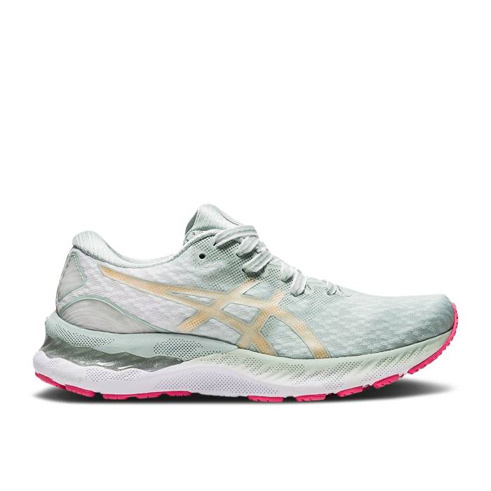 アシックス Asics 【 Wmns Gel Nimbus 23 \u0027Lichen Rock Champagne\u0027 Women Lichen Rock/Champagne 】 レディース
