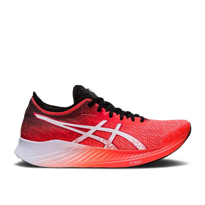 アシックス Asics 【 Wmns Magic Speed \u0027Sunrise Red\u0027 Women Sunrise Red/White 】 神通力 Speed す早さ レディース Red 赤・赤いこと 白いこと 白いこと