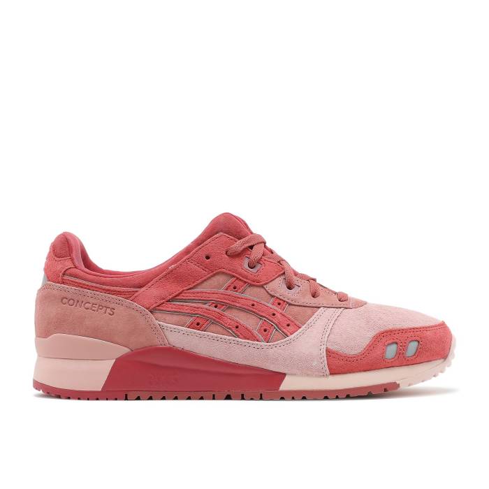 アシックス Asics 【 Concepts X Gel Lyte 3 \u0027Otoro\u0027 Men Coral Cloud/Pure Silver 】 メンズ 純一無雑 Silver しろがね色・しろがね色