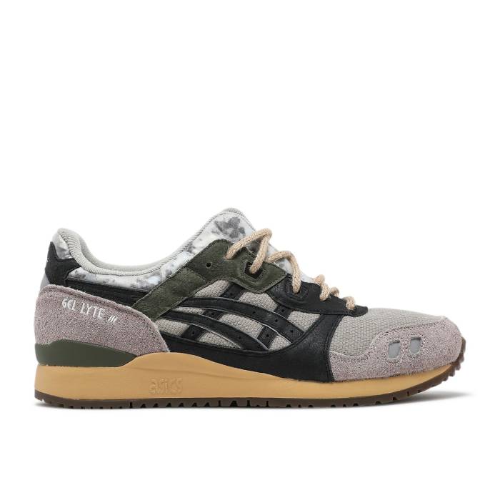 アシックス Asics 【 Sivasdescalzo X Gel Lyte 3 \u0027Rewind Waste\u0027 Men Beige/Black 】 メンズ ベージュ 黒いこと 黒いこと