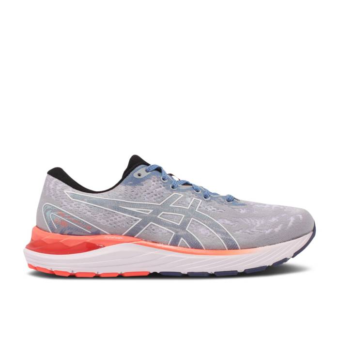 アシックス Asics 【 Gel Cumulus 23 'Celebration Of Sport Pack' Men Piedmont Grey/White 】 メンズ 灰色 グレー 白色 ホワイト｜スニケス