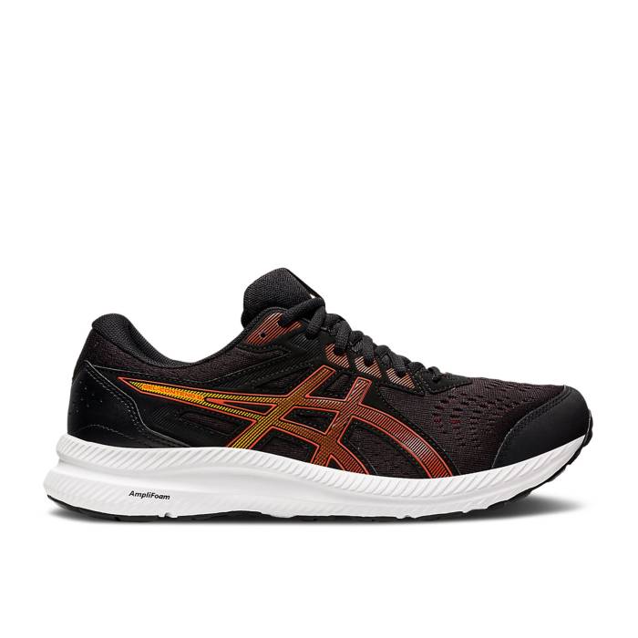 アシックス Asics 【 Gel Contend 8 \u0027Black Cherry Tomato\u0027 Men Black/Cherry Tomato 】 メンズ 黒いこと 黒いこと
