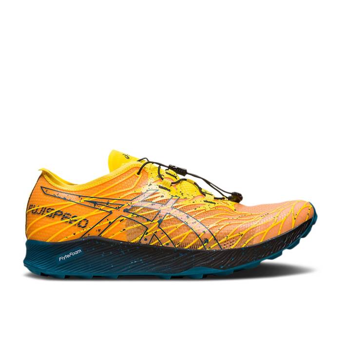 アシックス Asics 【 Fuji Speed \u0027Golden Yellow Ink Teal\u0027 Men Golden Yellow/Ink Teal 】 Speed 素早さ yellow 黄味がかった・黄色 メンズ yellow 黄味がかった・黄色