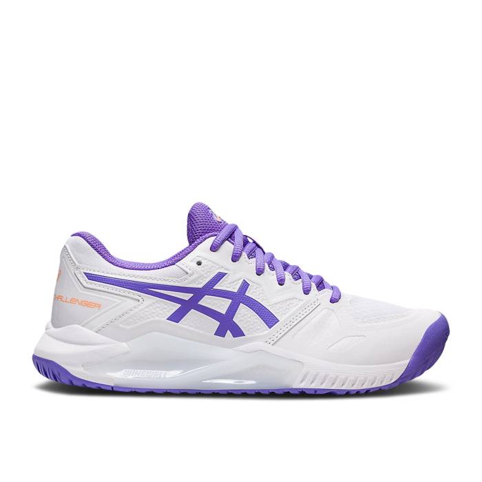 アシックス Asics 【 Wmns Gel Challenger 13 \u0027White Amethyst\u0027 Women White/Amethyst 】 13 サー青少年 レディース 白いこと 白いこと