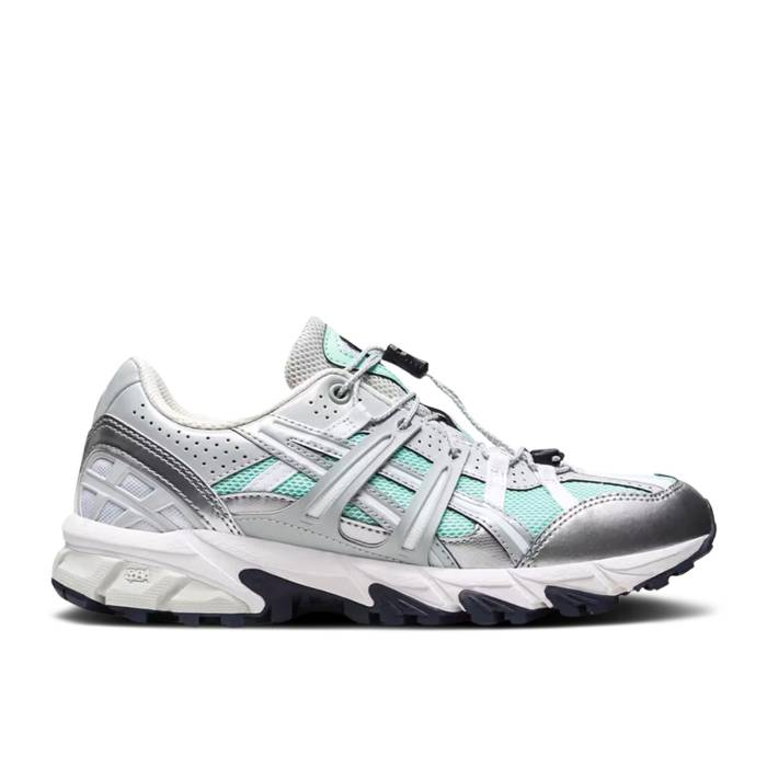 アシックス Asics 【 Matin Kim X Wmns Gel Sonoma 15-50 \u0027Tracing Ego - Green\u0027 Women Oasis Green/Pure Silver 】 レディース green 緑・緑であること 純然たる Silver しろがね色・しろがね色