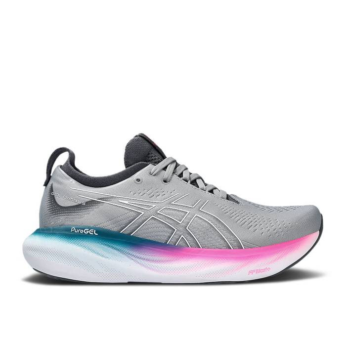 アシックス Asics 【 Wmns Gel Nimbus 25 \u0027Sheet Rock Pink Rave\u0027 Women Sheet Rock/White 】 pink さくら色 レディース 白いこと 白いこと