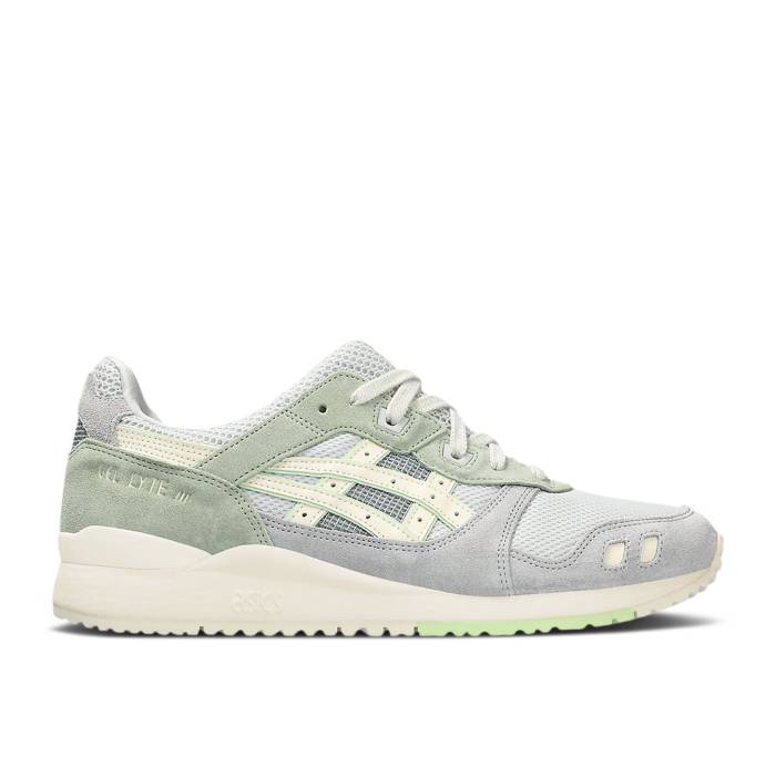 アシックス Asics 【 Gel Lyte 3 Og \u0027Glacier Grey Sage\u0027 Men Glacier Grey/Cream 】 薄墨色 薄墨色 メンズ 薄墨色 薄墨色 皮膚軟化剤