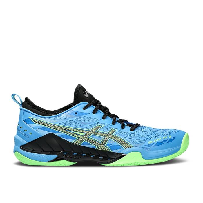 アシックス Asics 【 Blast Ff 3 \u0027Waterscape Lime Burst\u0027 Men Waterscape/Lime Burst 】 ブラジャー同盟罷工 菩提樹 メンズ 菩提樹 張りさける