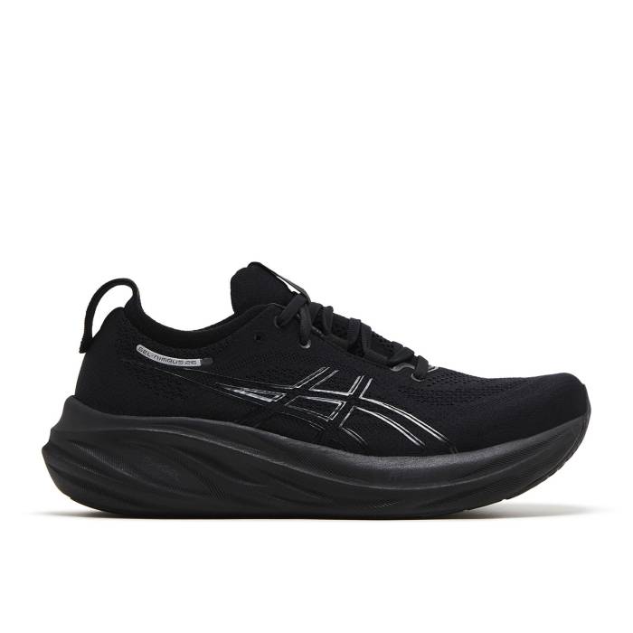 アシックス Asics 【 Wmns Gel Nimbus 26 Triple Black Women Black/Black 】 レディース 黒色 ブラック