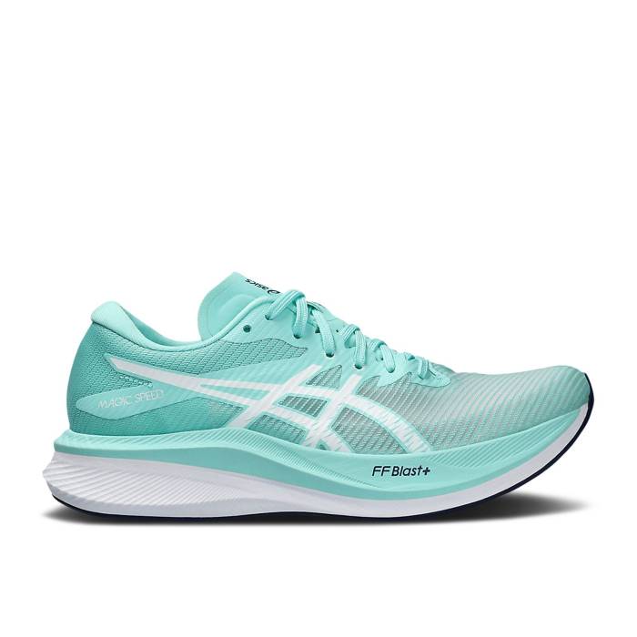 アシックス Asics 【 Wmns Magic Speed 3 \u0027Illuminate Mint\u0027 Women Illuminate Mint/White 】 神通力 Speed 素早さ レディース 白いこと 白いこと