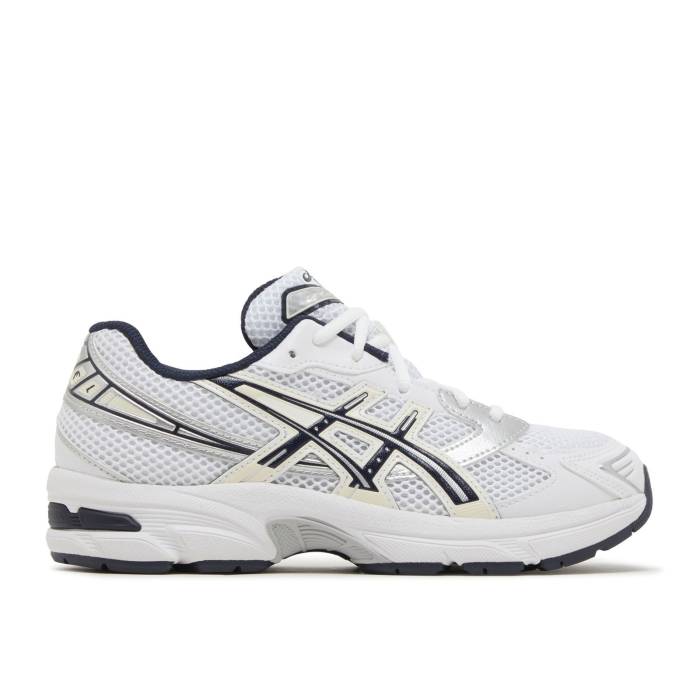 アシックス Asics 【 Gel 1130 ガウス \u0027White Midnight\u0027 Youth White/Midnight 】 御坊っちゃん キッズ 白いこと 白いこと