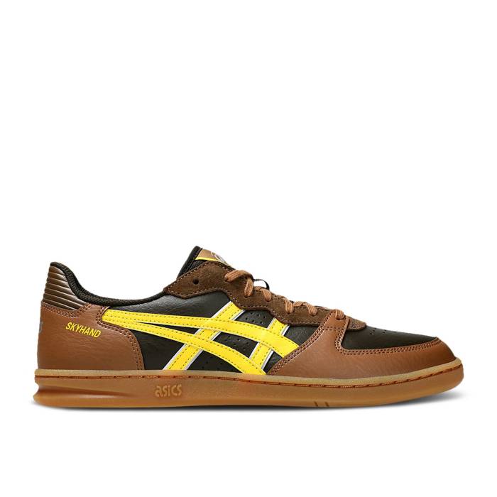 アシックス Asics 【 Skyhand Og 'Black Coffee Tai Chi Yellow' Men Black Coffee/Tai Chi Yellow 】 メンズ 黒色 ブラック yellow 黄色・イエロー