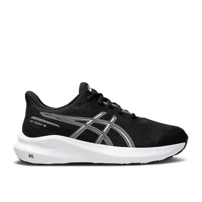 アシックス Asics 【 Gt 1000 13 Gs 'Black White' Youth Black/White 】 13 サーティーン ジュニア キッズ 黒色 ブラック 白色 ホワイト|スニケス