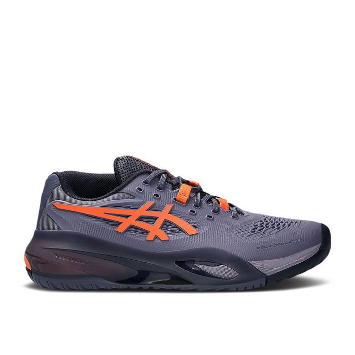 アシックス Asics 【 Gel Resolution X Wide Greyish Purple Nova Orange Men Greyish Purple/Nova Orange 】 Purple 紫・パープル メンズ Purple 紫・パープル orange 橙・オレンジ