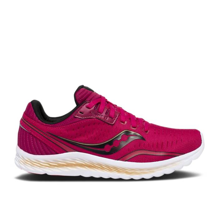 サッカニー Saucony 【 Wmns Kinvara 11 \u0027Berry Gold\u0027 Women Berry/Gold 】 レディース ゴールド