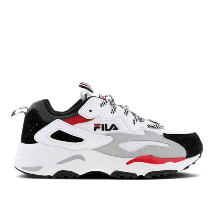 フィラ Fila 【 Wmns Ray Tracer \u0027White Red\u0027 Women White/Green/Red/Black 】 レディース 白いこと 白いこと green 緑・緑であること Red 赤・赤いこと 黒いこと 黒いこと