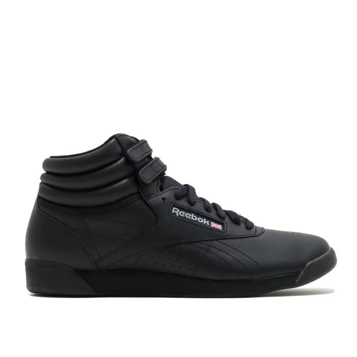 リーボック Reebok 【 Wmns Freestyle Hi \u0027Black\u0027 Women Black 】 無償性表現スタイル レディース 黒いこと 黒いこと