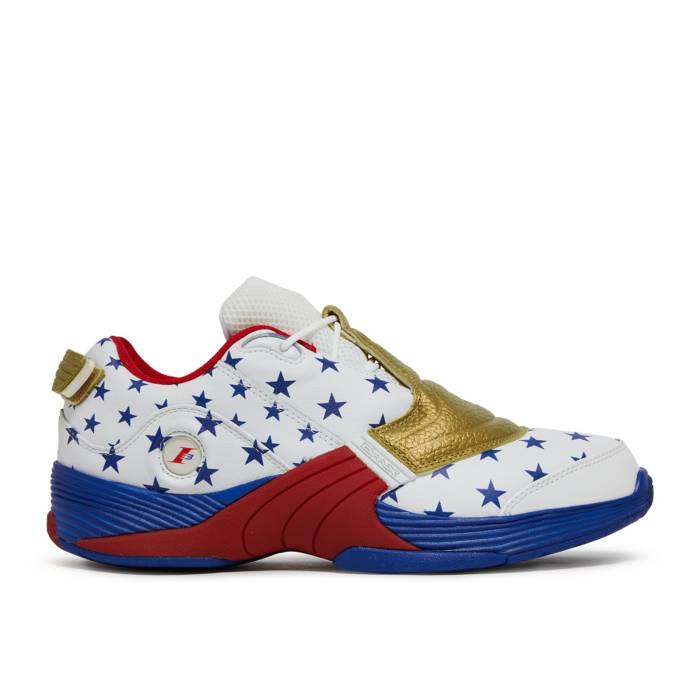 リーボック Reebok 【 Atmos X Answer 5 tars And Stripes Men White/Scarlet/Cobalt 】 アンサー メンズ 白色 ホワイト