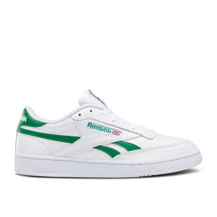 リーボック Reebok 【 Club C Revenge 'White Glen Green' Men Footwear White/Glen Green/Footwear White 】 クラブ メンズ 白色 ホワイト green 緑・グリーン｜スニケス