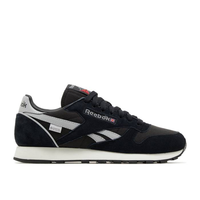 リーボック Reebok 【 Classic Leather Gtx Core Black Men Core Black/Pure Grey 3/Chalk 】 クラシック レザー メンズ コア 黒色 ブラック ピュア 灰色 グレー