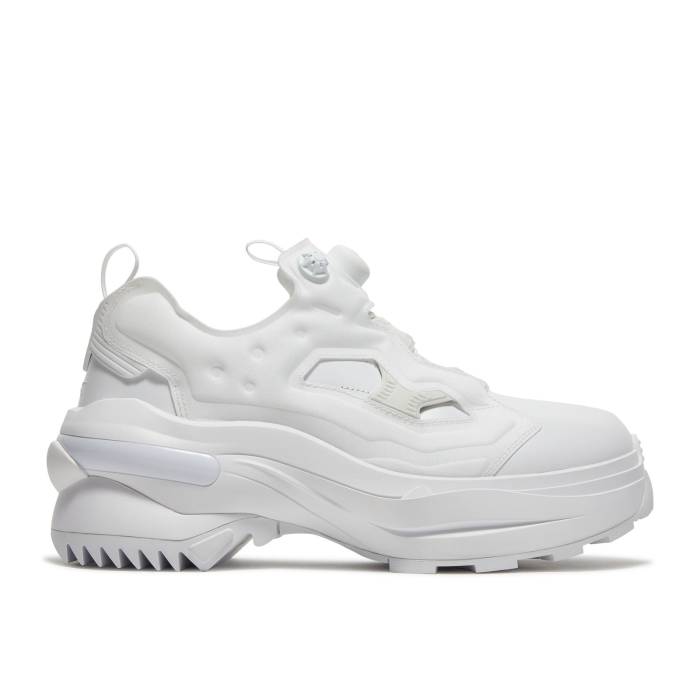 リーボック Reebok 【 Maison Margiela X Tabi Instapump Fury Oxford 'White Porcelain' Men White/Porcelain/White 】 オックスフォード メンズ 白色 ホワイト|スニケス