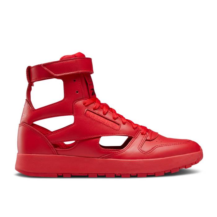 リーボック Reebok 【 Maison Margiela X Classic Leather Tabi High 'Vector Red' Men Vector Red/Footwear White/Black 】 クラシック レザー ハイ メンズ Red 赤・レッド 白色 ホワイト 黒色 ブラック｜スニケス 114,050円