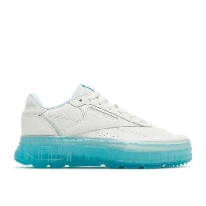 リーボック Reebok 【 Madwomen X Wmns Club C Double Geo \u0027Chalk Hydro Blue\u0027 Women Chalk/Chalk/Hydro Blue 】 野球クラブ Hydro ハイドロ レディース Hydro ハイドロ 青み 青色