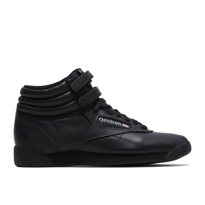 リーボック Reebok 【 Wmns Freestyle High \u0027Triple Black\u0027 Women Black 】 無償性表現スタイル 御機嫌 レディース 黒いこと 黒いこと