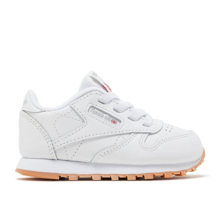 リーボック Reebok 【 Classic Leather Toddler 'White Gum' Infant Footwear White/Footwear White/Gum 2 】 クラシック レザー ベビー 赤ちゃん用 ベビー 白色 ホワイト｜スニケス