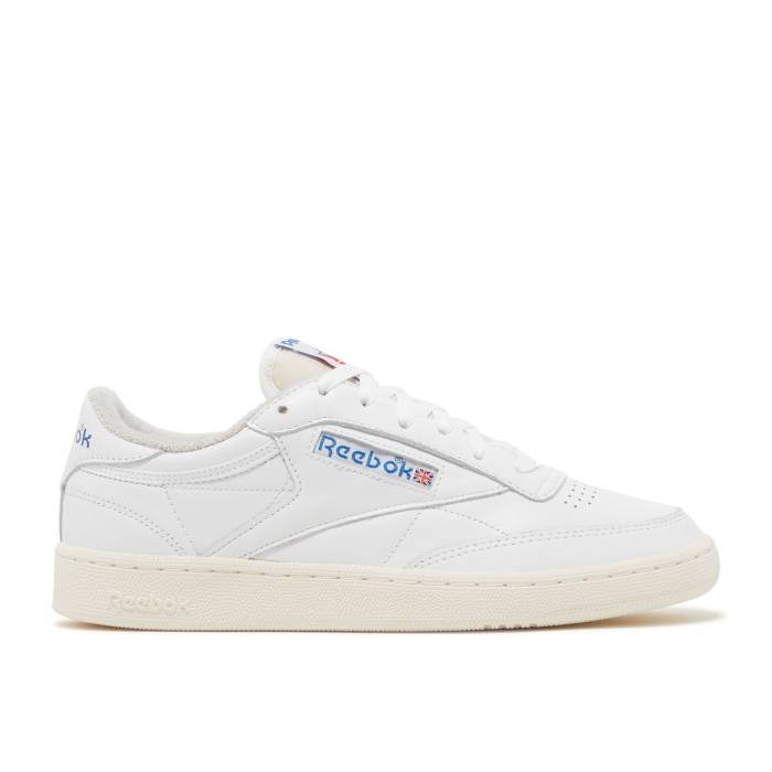リーボック Reebok 【 Club C 85 White Vector Blue Men Footwear White/Chalk/Vector Blue 】 クラブ メンズ 白色 ホワイト 青色 ブルー