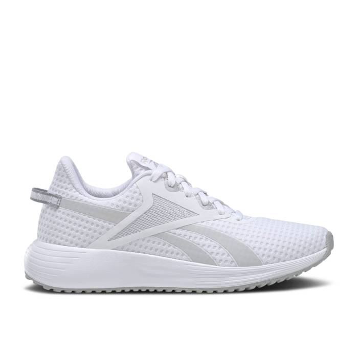 リーボック Reebok 【 Wmns Lite Plus 3 \u0027White Pure Grey\u0027 Women Footwear White/Silver Metallic/Pure Grey 】 点火装置 純然たる レディース 白いこと 白いこと Silver しろがね色・しろがね色 純然たる 薄墨色 薄墨色