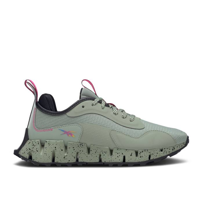 リーボック Reebok 【 Wmns Zig Dynamica Adventure \u0027Mystic Grey Speckled\u0027 Women Mystic Grey/Core Black/Atomic Pink 】 Zig ジッグ 薄墨色 薄墨色 レディース 薄墨色 薄墨色 中核グループ 黒いこと 黒いこと pink サクラ色